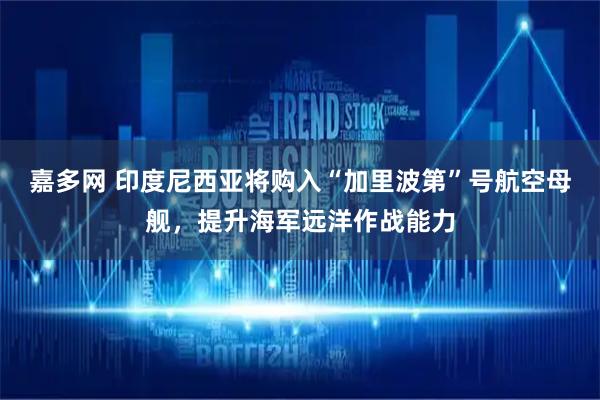 嘉多网 印度尼西亚将购入“加里波第”号航空母舰，提升海军远洋作战能力