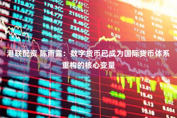 港联配资 陈雨露：数字货币已成为国际货币体系重构的核心变量
